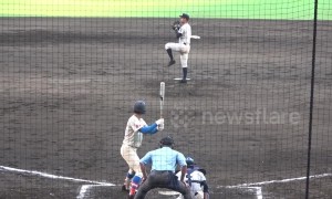Japanese baseball player whacked on the shoulder replies with an impressive home run
