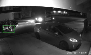 Disoriented Girl Bangs on Door