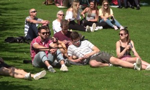 Scots bask in 29C sizzler as record-breaking heatwave engulfs UK