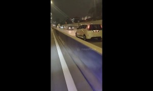 Driver caught doing more than 50mph in the wrong direction on motorway