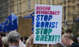Hundreds march to Downing Street against Boris Johnson suspending government