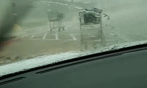 Wind Powered Shopping Cart Racing
