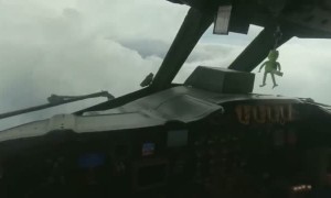 Hurricane hunter pilot flies into the eye of Hurricane Dorian
