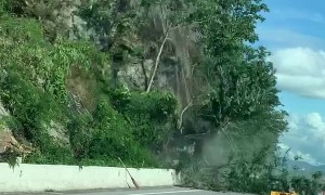 Spectacular Rockslide