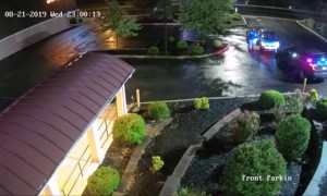 Police Officer dragged by car driven by two teens