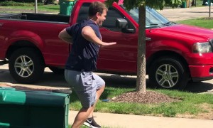 Bears Fan Tackles Packers Can