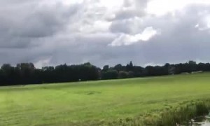 Dog Brings Successful Jumper Back to Earth