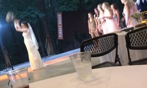 Date Drives Off Desperately