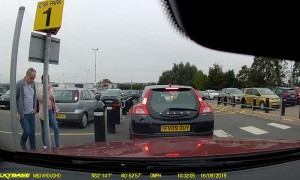 Pedestrian Walks Straight into Sign