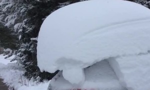Physics Sends Snow Flying