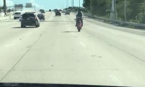 Rider Makes Commute More Interesting