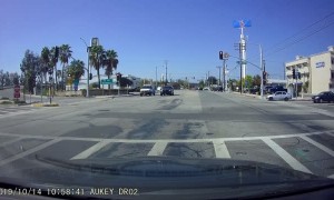 Truck Sends Driver to the Shoulder