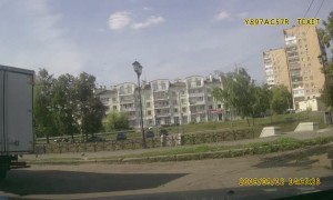 Truck Tries to Squeeze Under Bridge