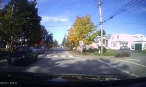 Close call police video shows the importance of pedestrians being alert