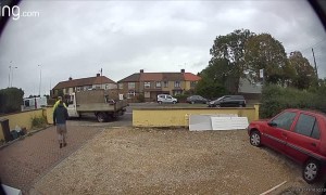 Men Walking Off with Washing Machine