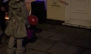 Pennywise Runs from Jump Scare