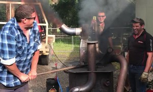 Turbo Heater Forces Fire into Overdrive