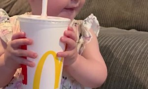 Baby Shocked by Slurpee