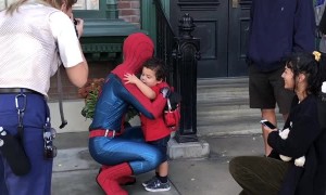 Kid Sends Spidey Mixed Signals