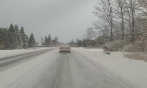 Cars Are Hard to Stop in the Snow