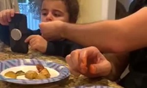 Trying to Feed My Kid Vegetables