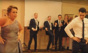 Mother and son totally win over internet with this wedding dance