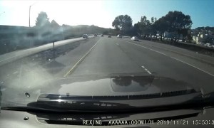 Freeway Merge Comes to Sudden Stop