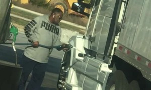 Long Range Fuel Fill Up Makes a Mess