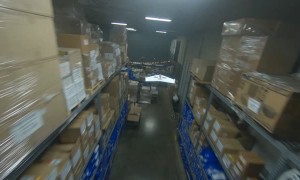 Intense Drone Chase in Warehouse