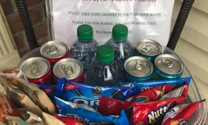 Delivery Driver Does Happy Dance