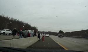 Drivers Rush to Help After Pickup Truck Collision