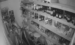 Ladder Slips and Sends Worker for a Spill