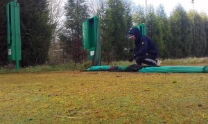 Man Saves Rabbit from Net