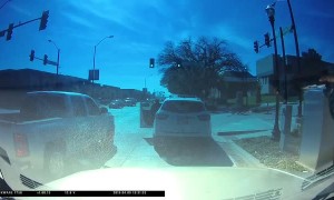 Child Rides into Car While Crossing Intersection