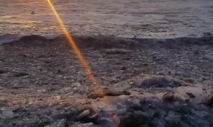 Shards of Ice on the Shore