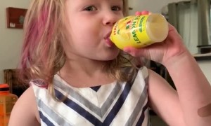 Little Girl tries Lemon Juice