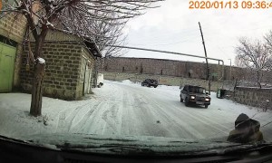 Jumping out of the Way of Sliding Car