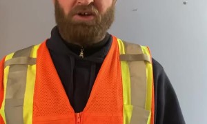 County Plow Guy Sings Humorous Announcement
