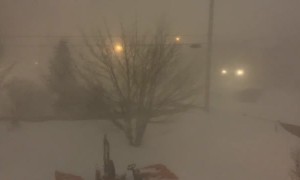 Huge Snowstorm Buries Neighbourhood