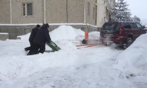 An Improvised Russian Snowplow