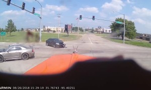 Red Light Runner Rams Mustang