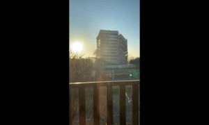 Awesome footage of building getting demolished in Dallas