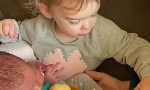 Baby Sister Has Stinky Feet