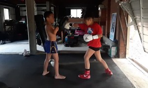 Family Train Together With Precision and Power