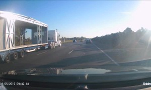 Wide Load Loses Parts on the Road