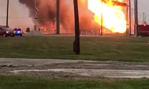Gas Pipe Explosion in Texas