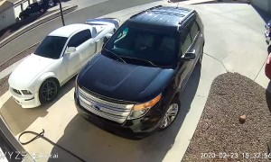 Runaway Tire Takes Three to Recover