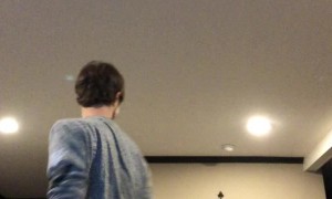 Baby Loves His Dad's Karate Moves