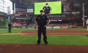 Security guard at Houston Astros' game bust out epic dance moves