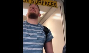 Flying isn't much fun when you're 7 feet tall! 